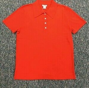 J. Crew cerise sweater polo